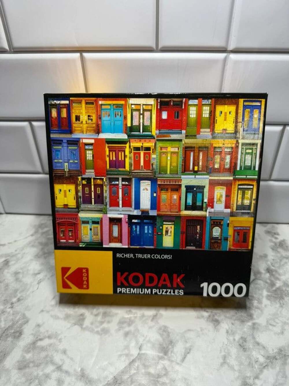 Kodak Premium Colorful Montreal Doors 1000 Piece Puzzle